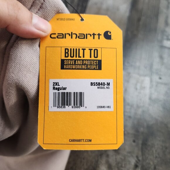 Mens Carhartt size 2XL Relaxed Fit Midweight Fleece Shorts - Picture 9 of 13